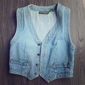 Jean vest from the 80s